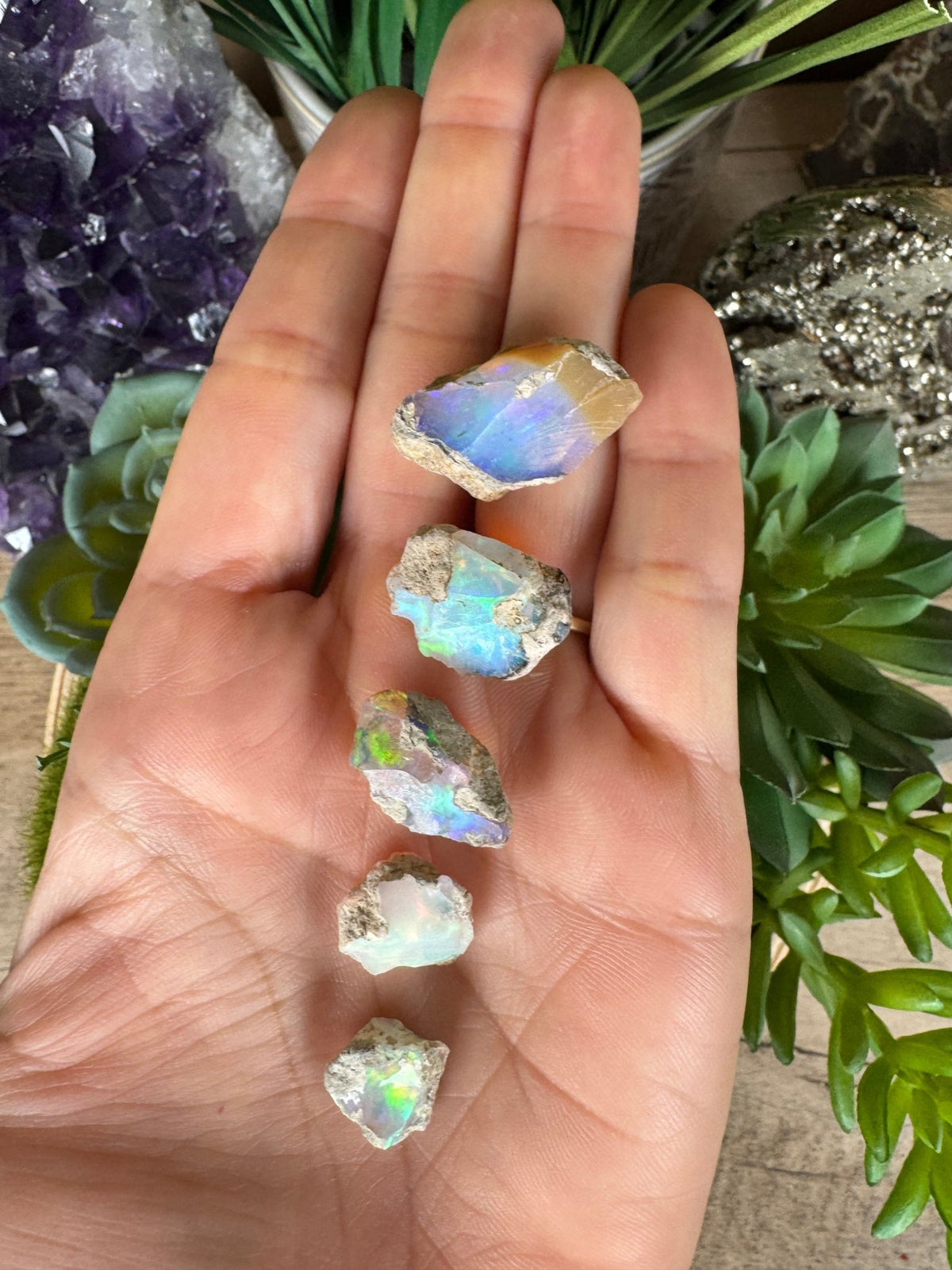 Raw Ethiopian Opal - Purple Door Alchemy