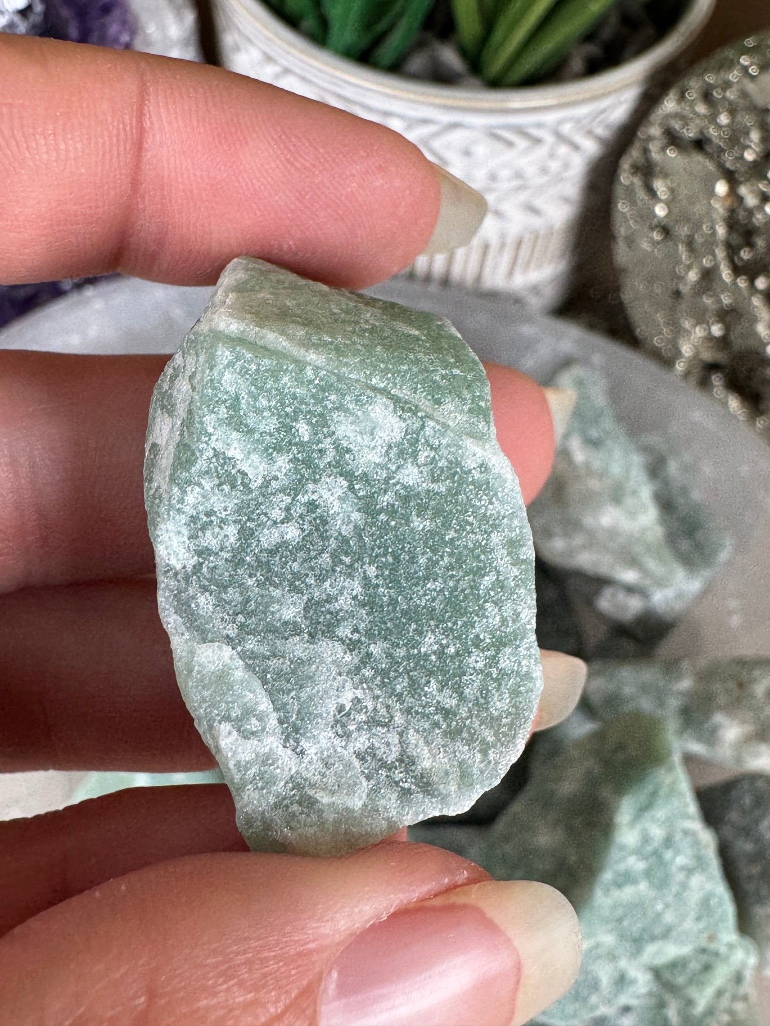 Raw Green Aventurine - Purple Door Alchemy