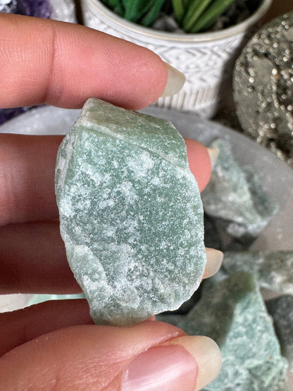 Raw Green Aventurine - Purple Door Alchemy