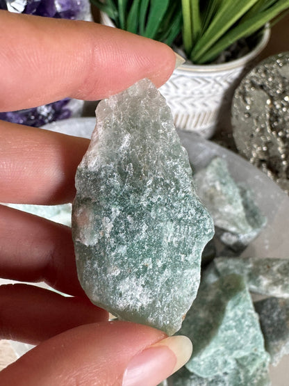 Raw Green Aventurine - Purple Door Alchemy