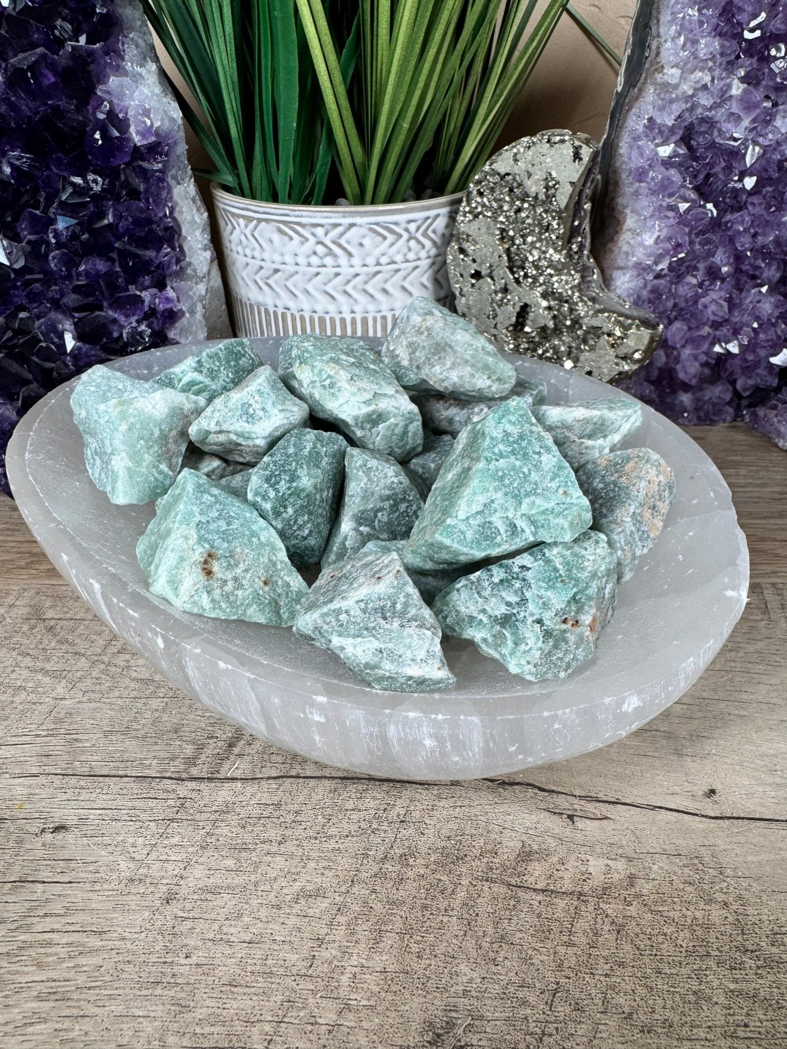 Raw Green Aventurine - Purple Door Alchemy