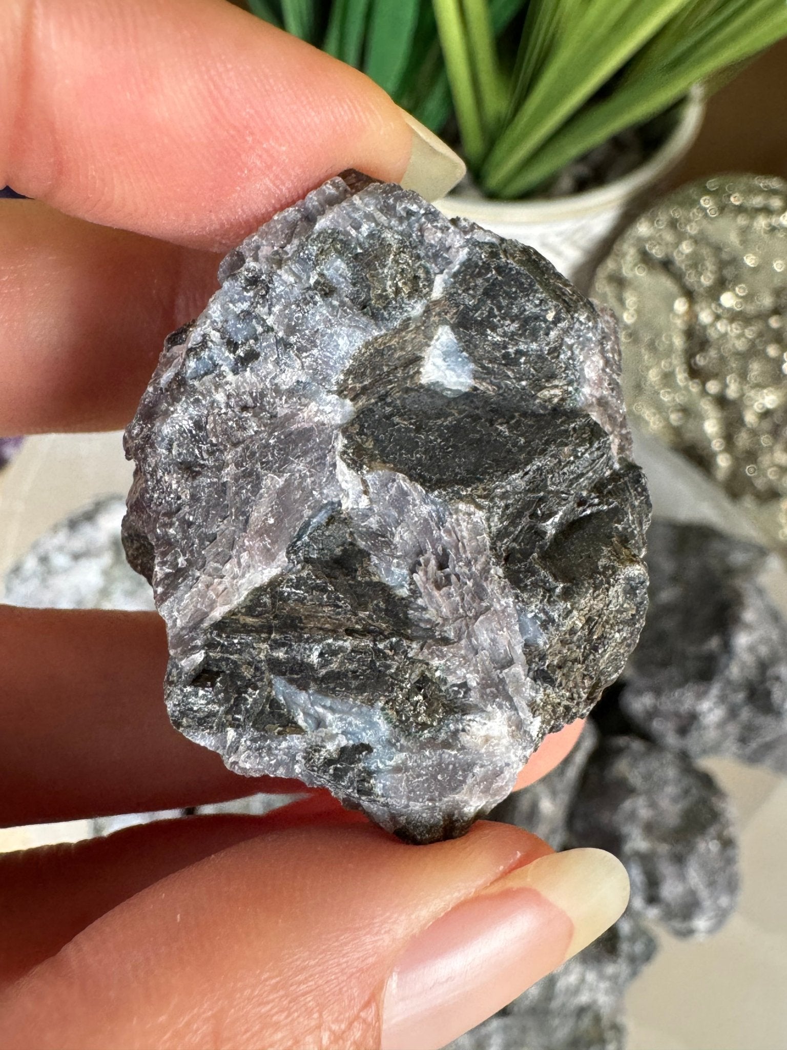 Raw Indigo Gabbro - Purple Door Alchemy