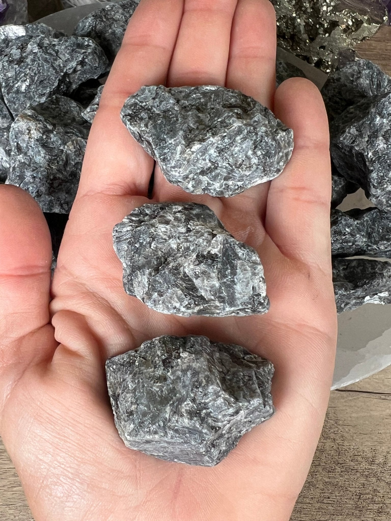 Raw Larvikite - Purple Door Alchemy