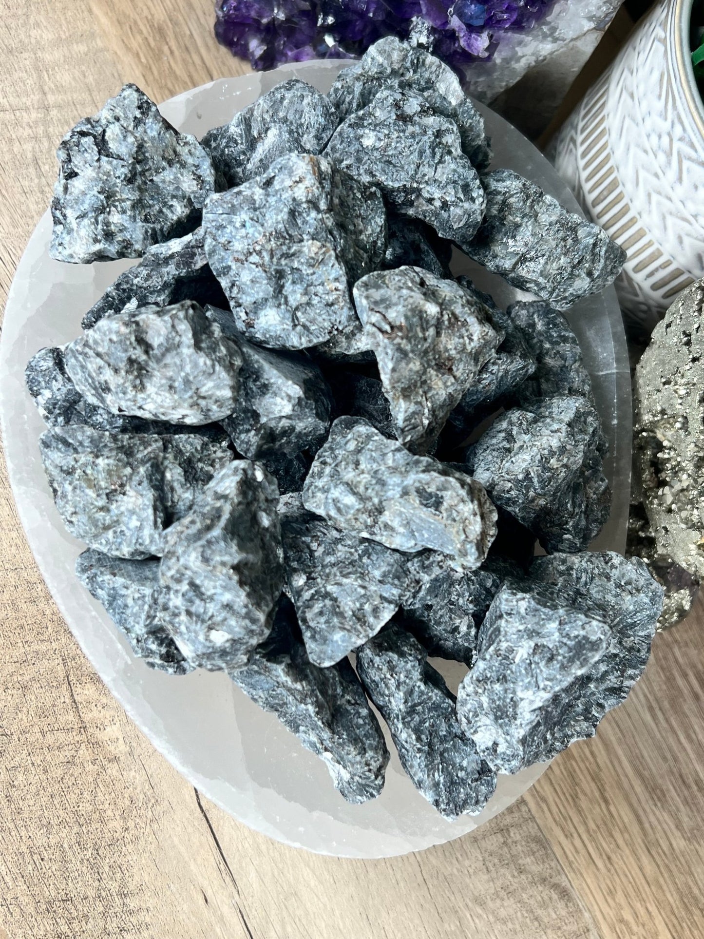 Raw Larvikite - Purple Door Alchemy