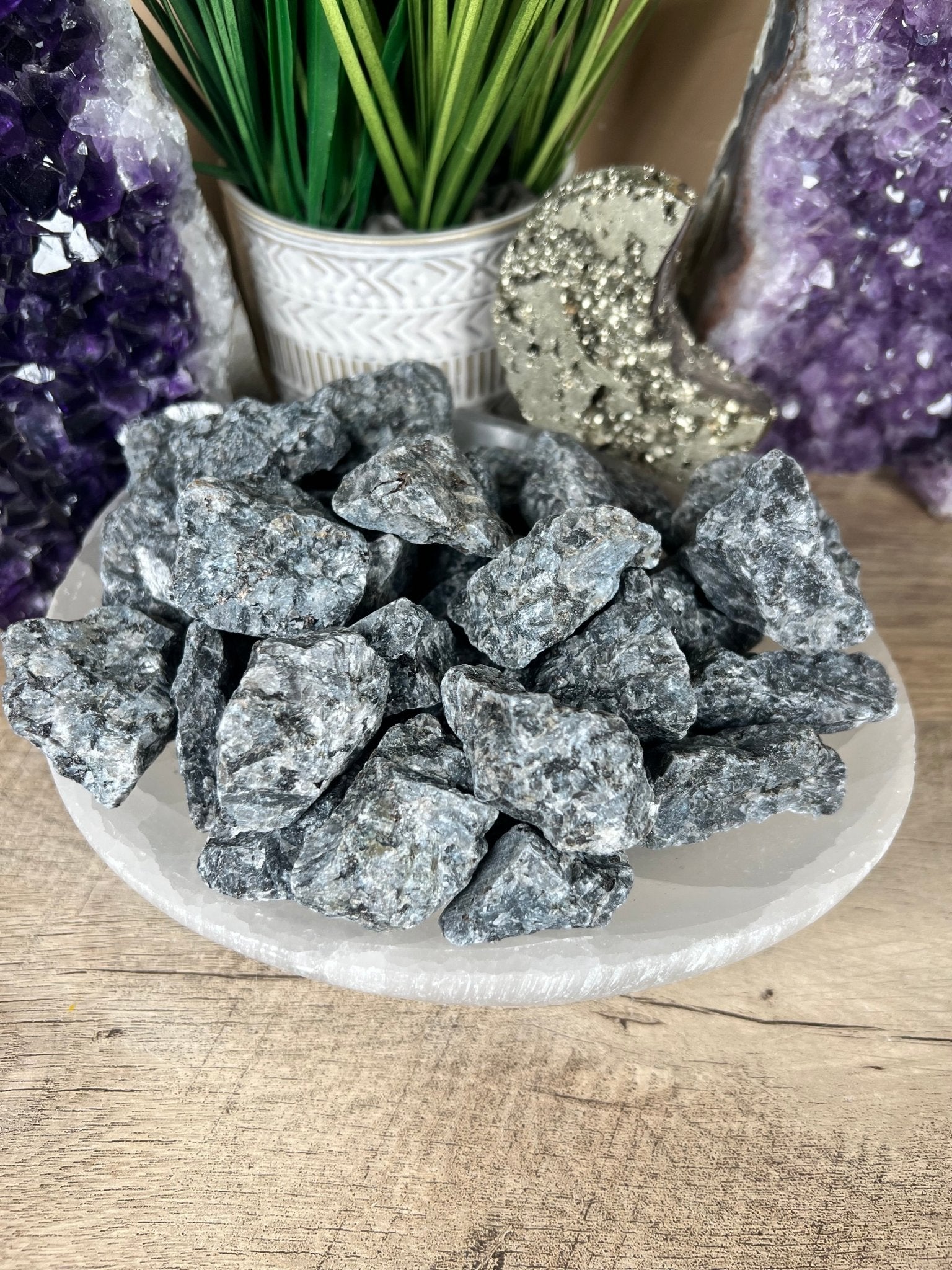 Raw Larvikite - Purple Door Alchemy