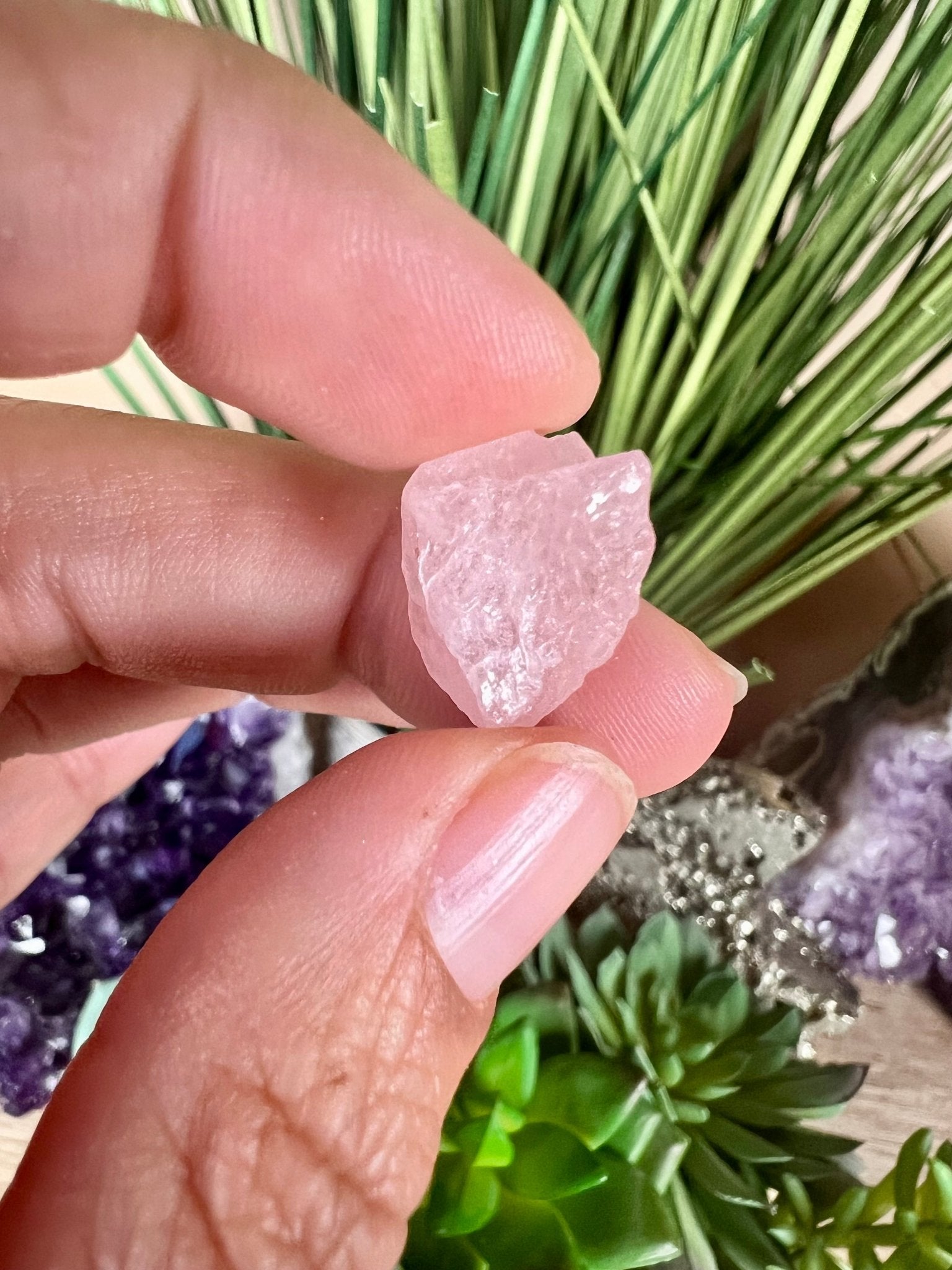 Raw Morganite - Purple Door Alchemy