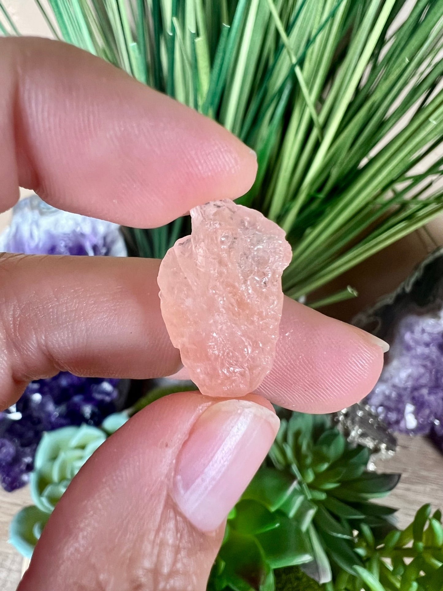Raw Morganite - Purple Door Alchemy