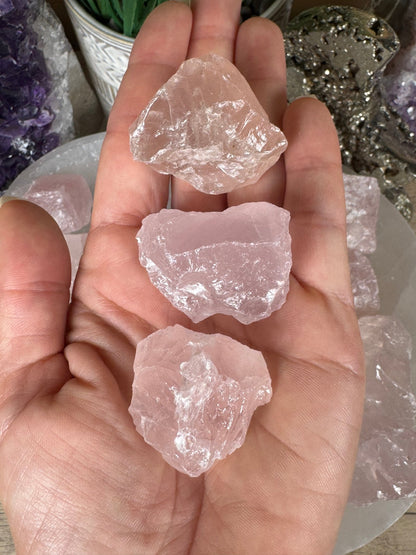 Raw Rose Quartz - Purple Door Alchemy