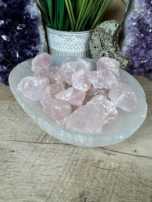 Raw Rose Quartz - Purple Door Alchemy