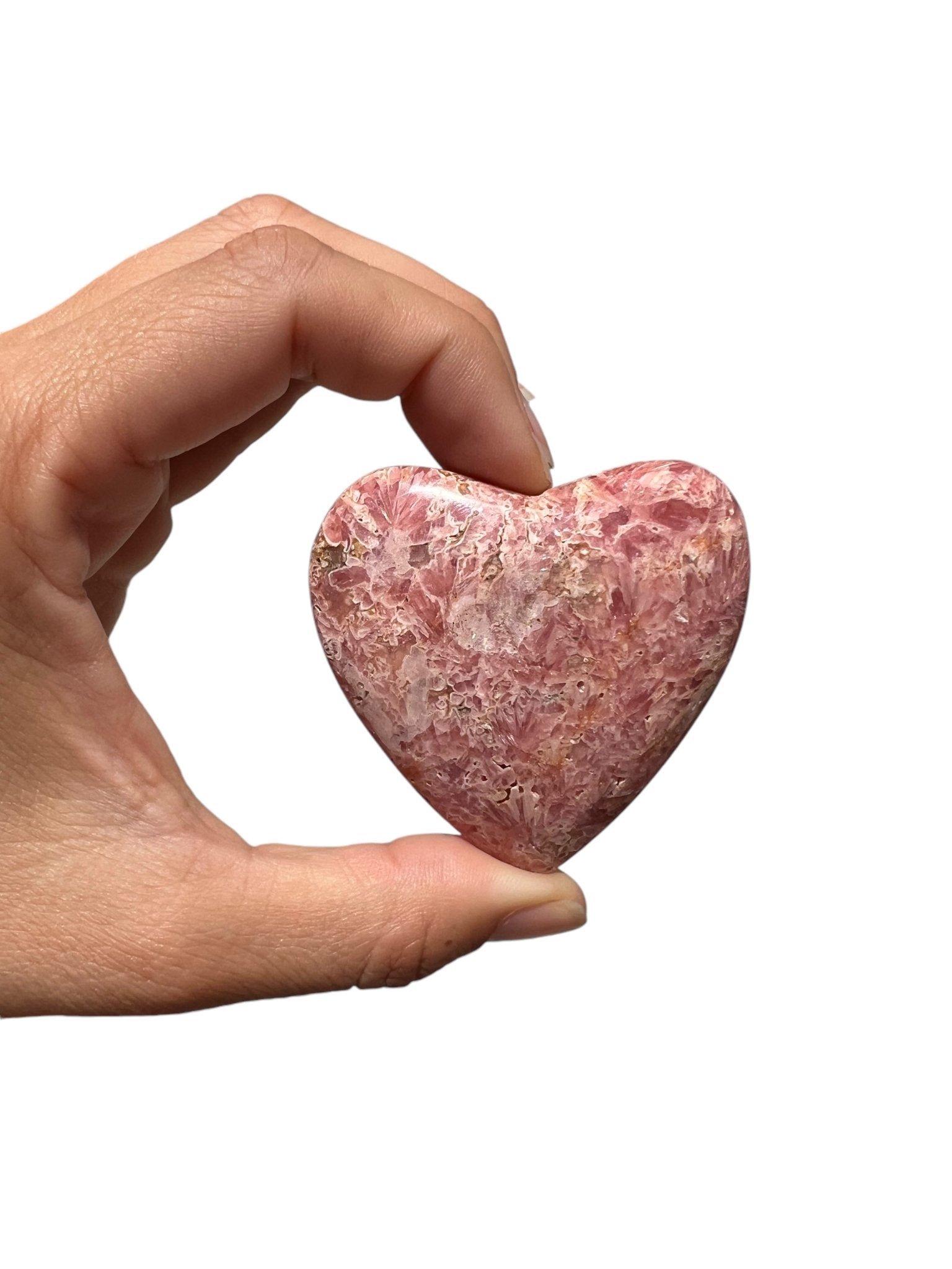 Rhodochrosite Heart - Purple Door Alchemy