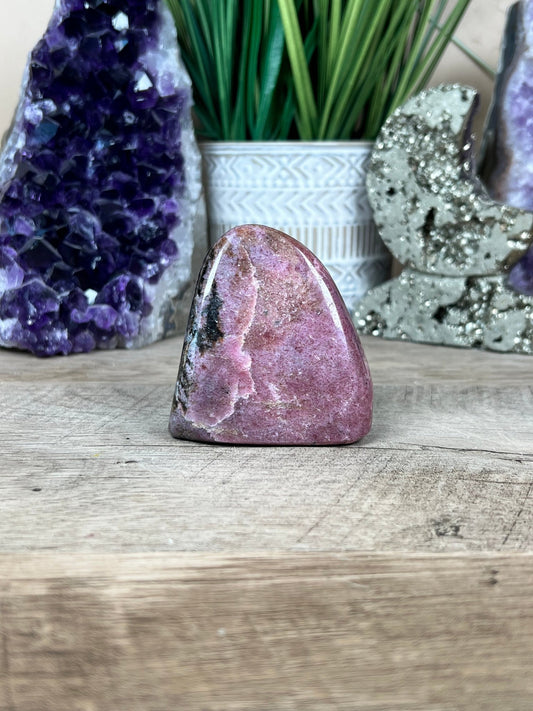 Rhodonite Freeform 64mm/2.52in - Purple Door Alchemy