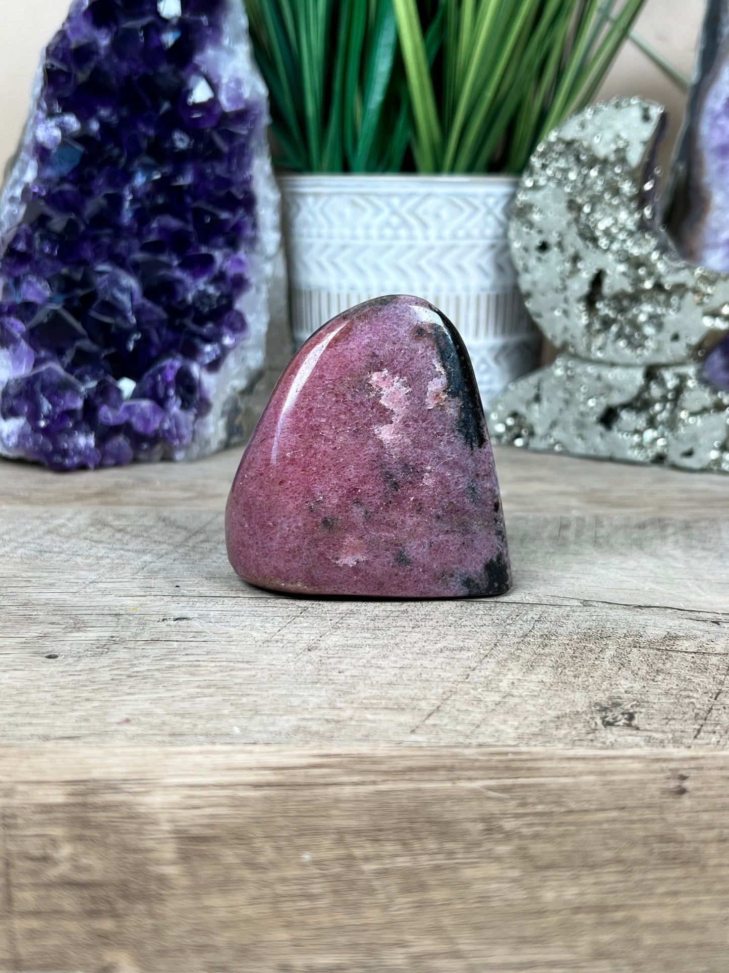 Rhodonite Freeform 64mm/2.52in - Purple Door Alchemy