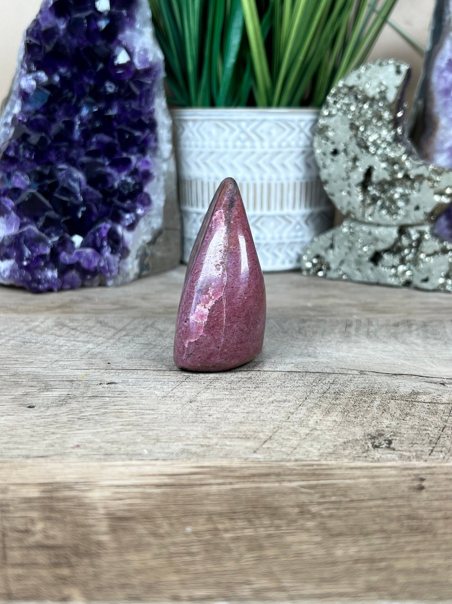 Rhodonite Freeform 64mm/2.52in - Purple Door Alchemy
