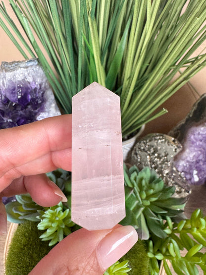 Rose Quartz Point - Purple Door Alchemy