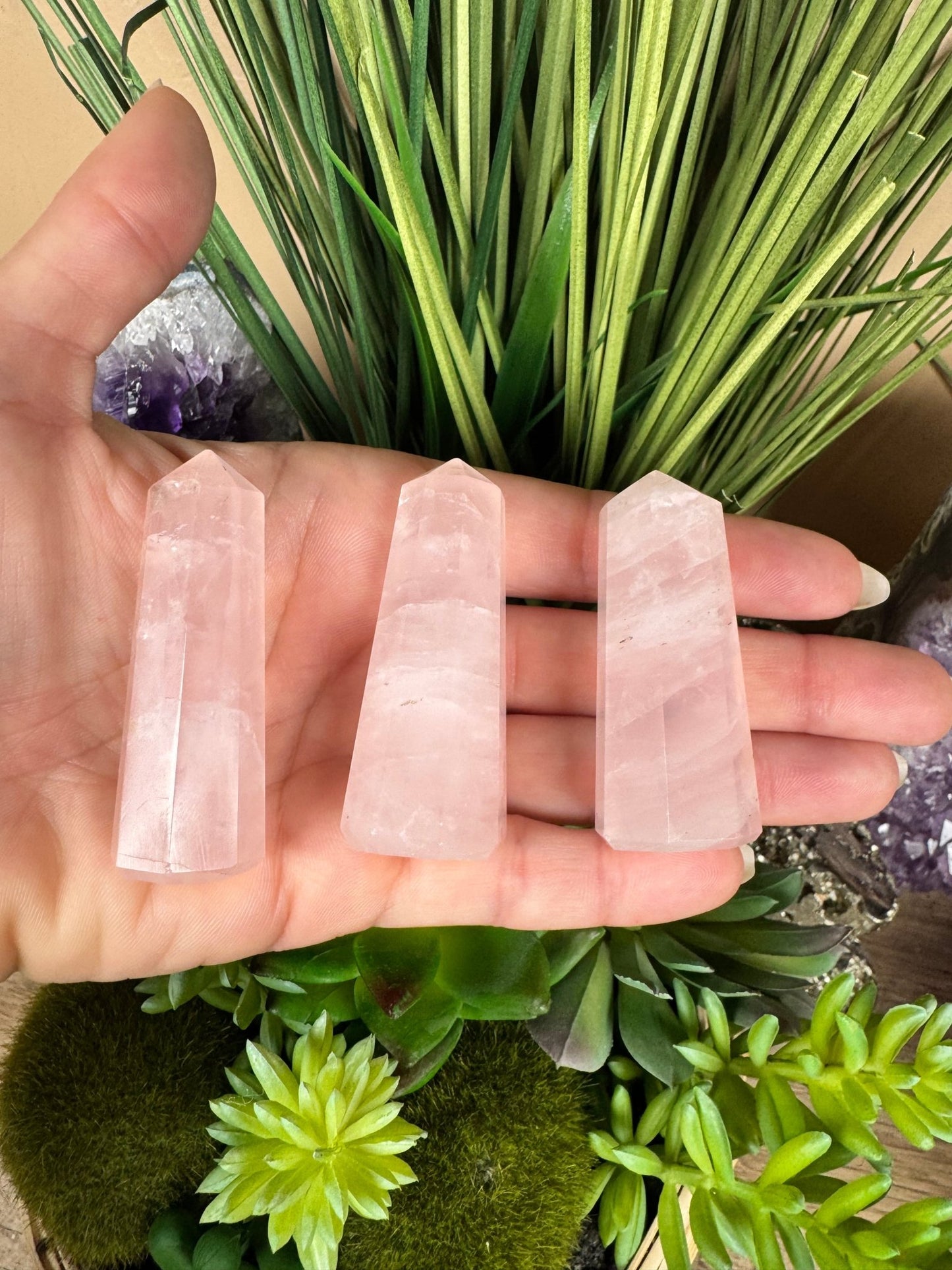 Rose Quartz Point - Purple Door Alchemy
