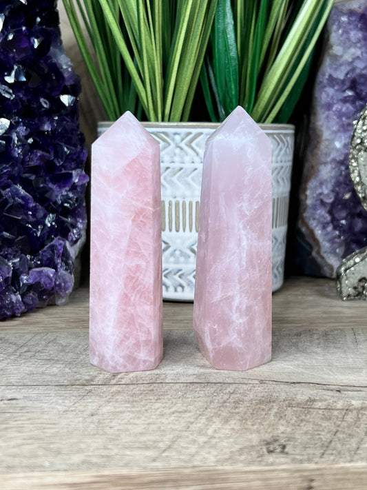 Rose Quartz Towers - Purple Door Alchemy