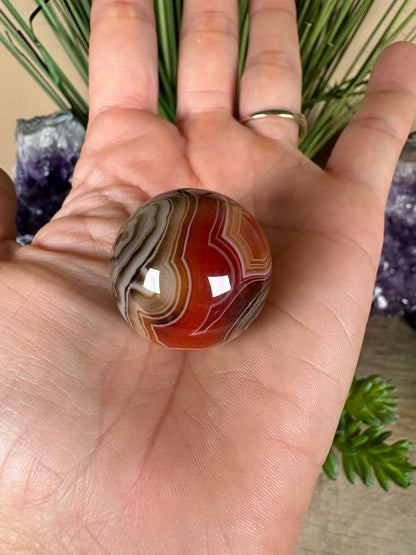 Sardonyx Sphere - Purple Door Alchemy