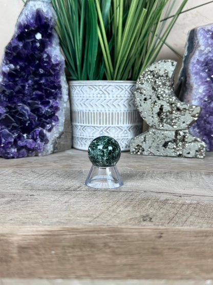 Seraphinite Sphere 27mm (1.07") - Purple Door Alchemy