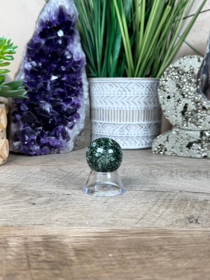 Seraphinite Sphere 28mm (1.10") - Purple Door Alchemy