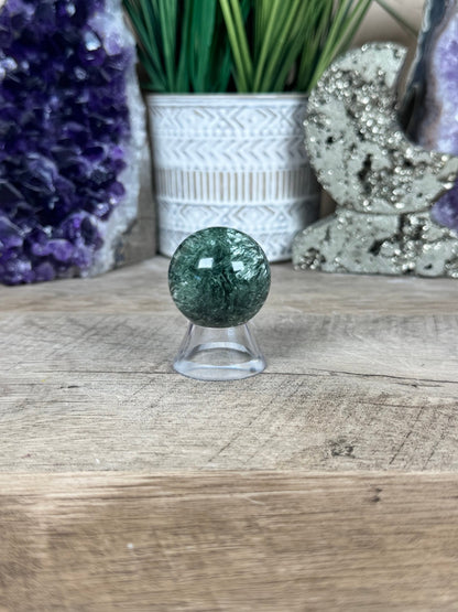 Seraphinite Sphere 34mm (1.35") - Purple Door Alchemy