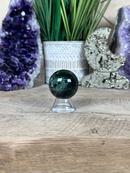 Seraphinite Sphere 38mm (1.5") - Purple Door Alchemy