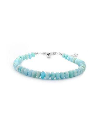 Larimar Rondelle Bracelet