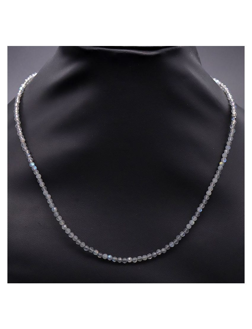 Labradorite Faceted Bead Necklace