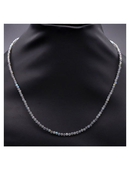 Labradorite Faceted Bead Necklace