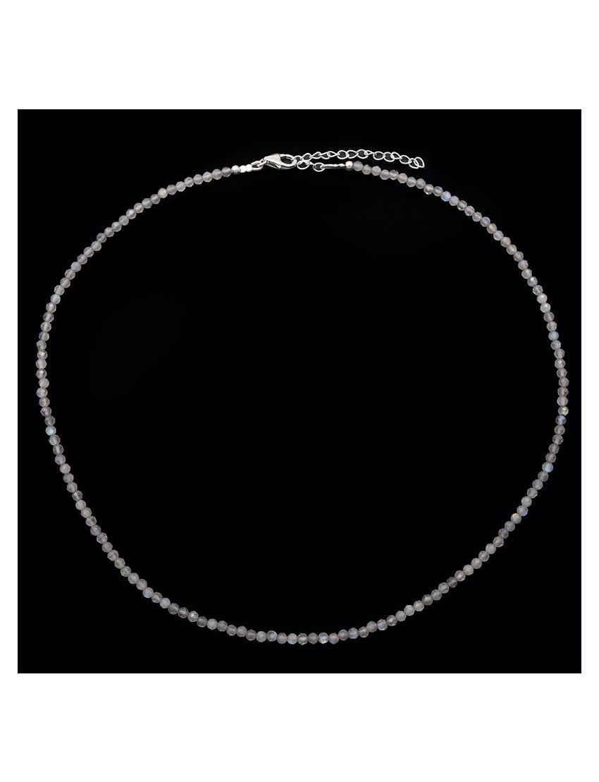 Labradorite Faceted Bead Necklace