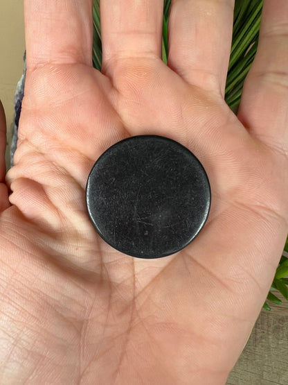 Shungite Circle EMF Protection Sticker - Purple Door Alchemy