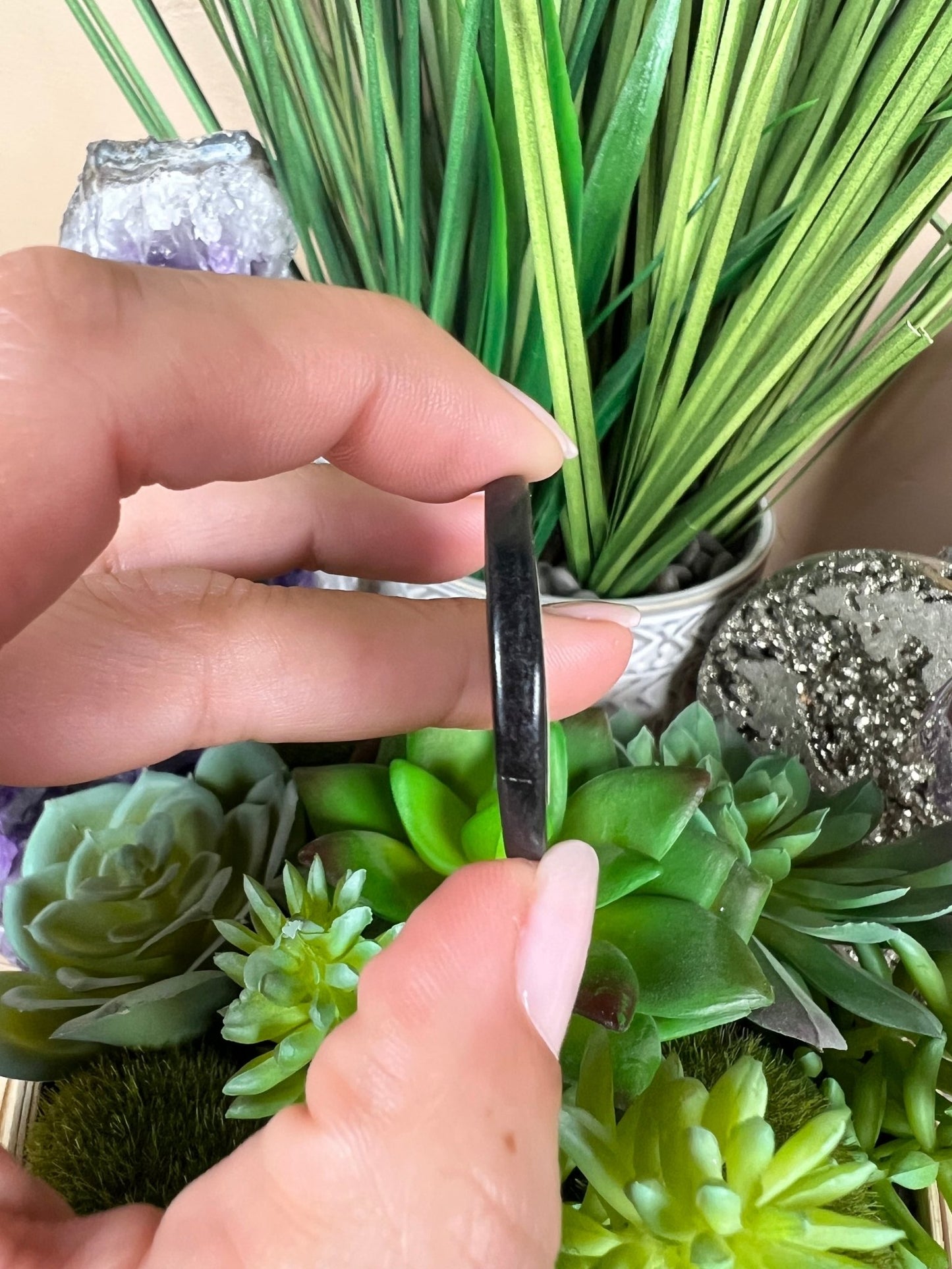 Shungite Circle EMF Protection Sticker - Purple Door Alchemy