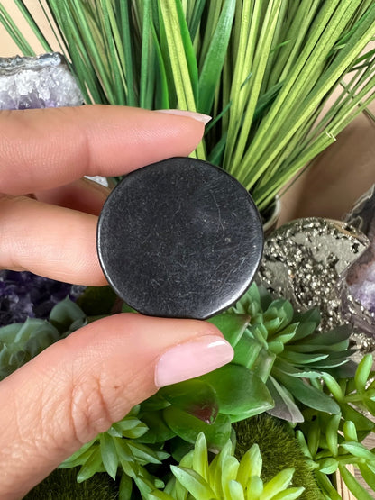 Shungite Circle EMF Protection Sticker - Purple Door Alchemy