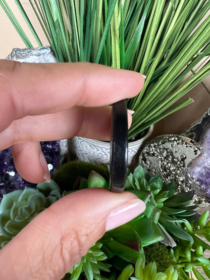 Shungite Flower of Life EMF Protection Sticker - Purple Door Alchemy