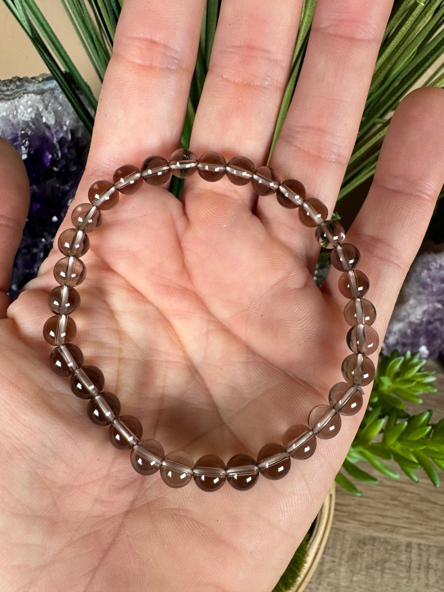 Smoky Quartz Bracelet - Purple Door Alchemy