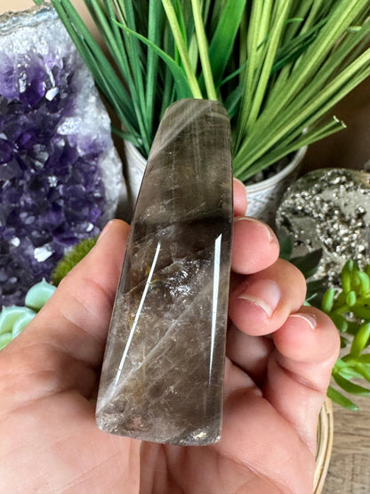 Smoky Quartz Freeform 74mm, 2.9in - Purple Door Alchemy