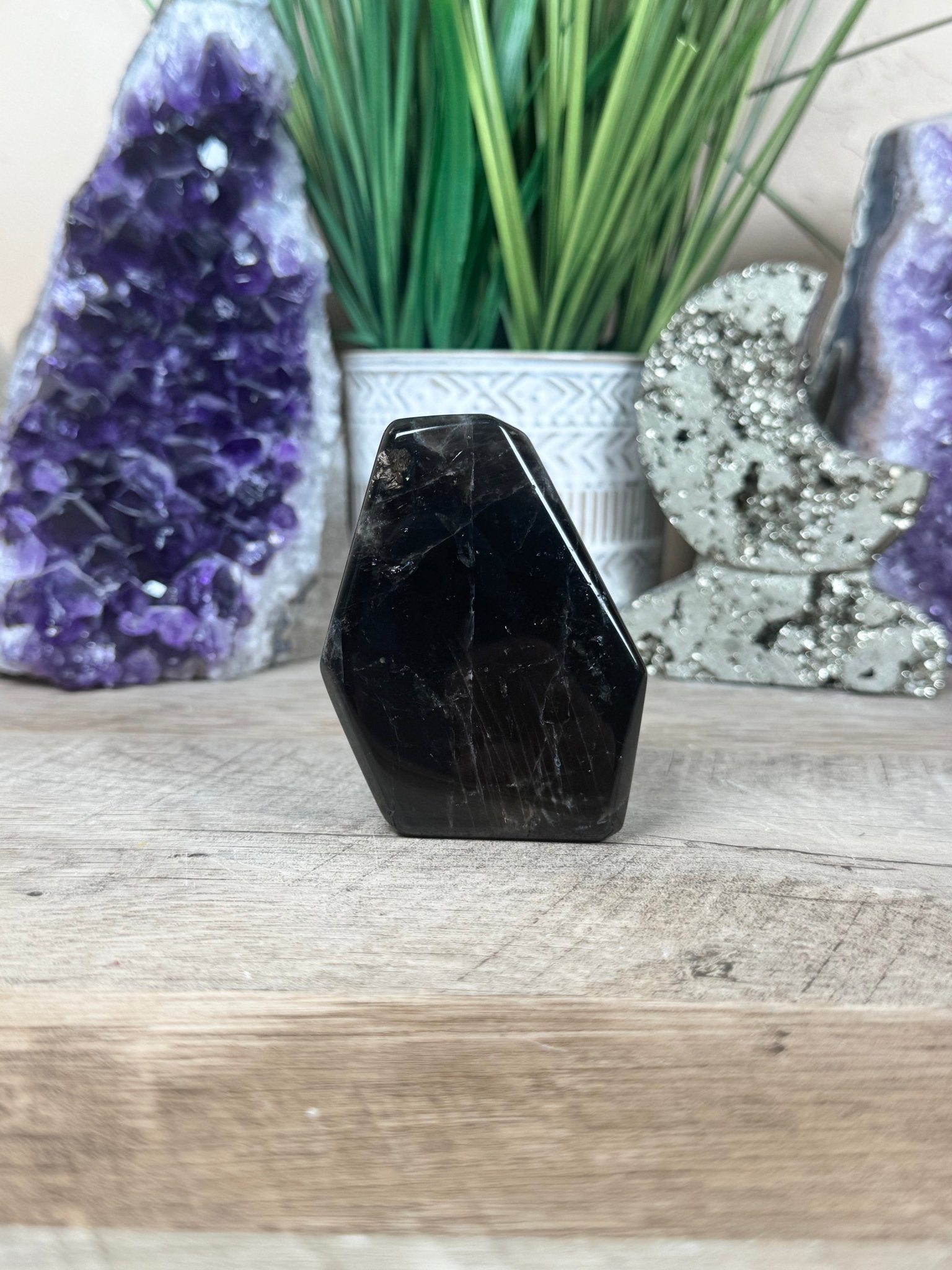 Smoky Quartz Freeform 74mm, 2.9in - Purple Door Alchemy