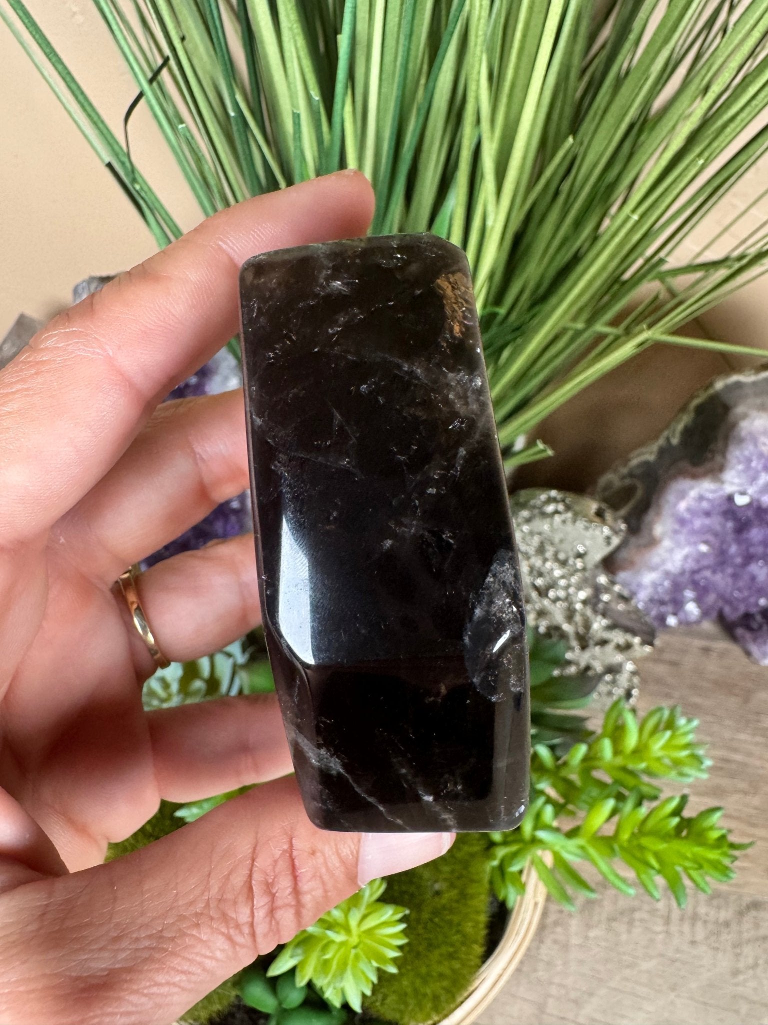 Smoky Quartz Freeform 74mm, 2.9in - Purple Door Alchemy