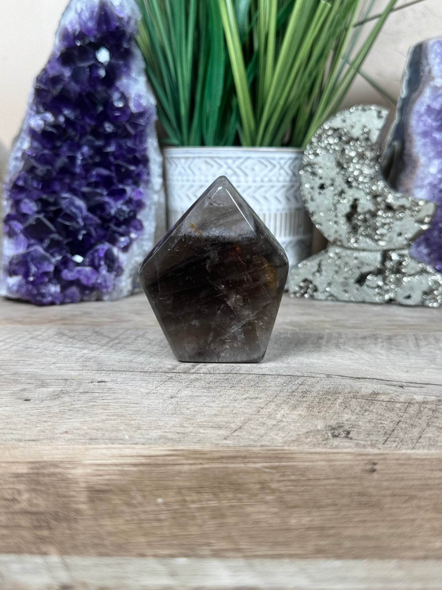 Smoky Quartz Freeform 74mm, 2.9in - Purple Door Alchemy