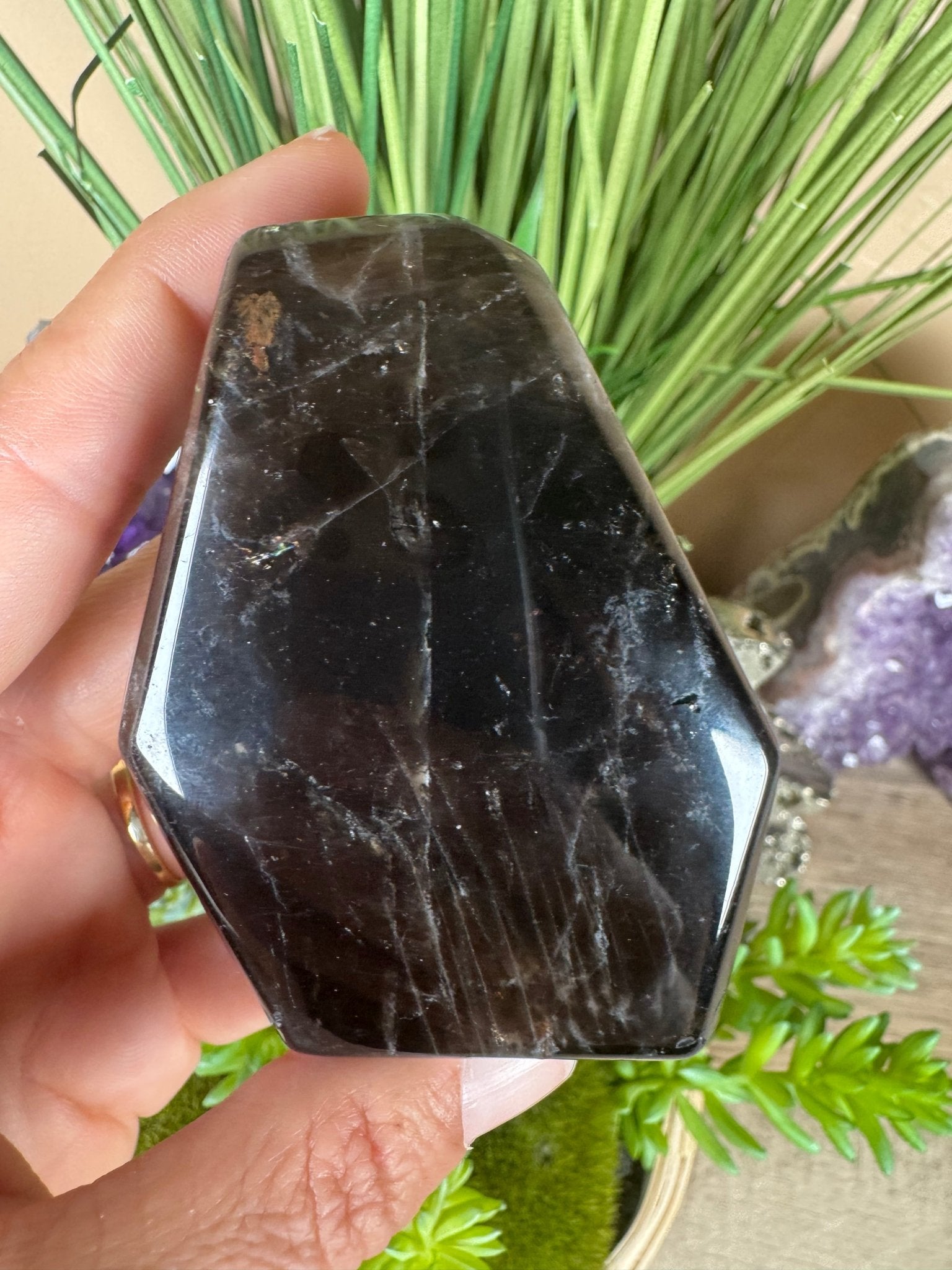 Smoky Quartz Freeform 74mm, 2.9in - Purple Door Alchemy