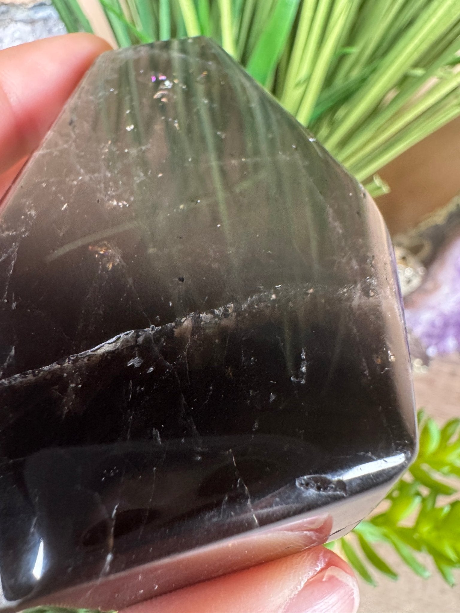 Smoky Quartz Freeform 74mm, 2.9in - Purple Door Alchemy