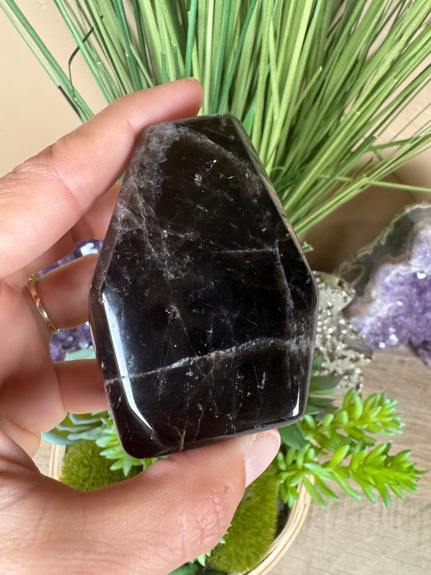 Smoky Quartz Freeform 74mm, 2.9in - Purple Door Alchemy