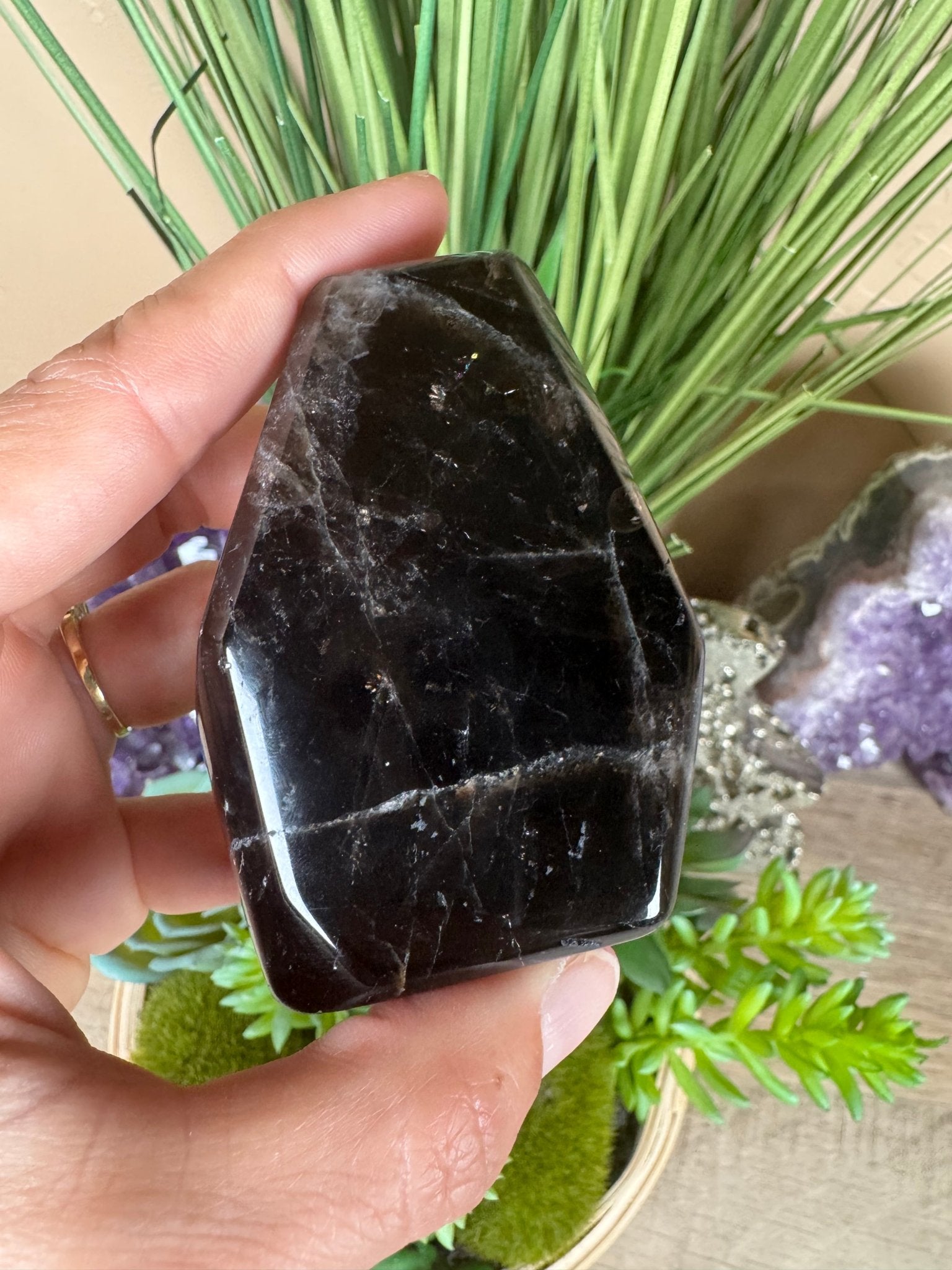 Smoky Quartz Freeform 74mm, 2.9in - Purple Door Alchemy