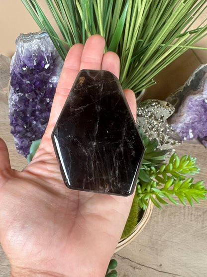 Smoky Quartz Freeform 74mm, 2.9in - Purple Door Alchemy