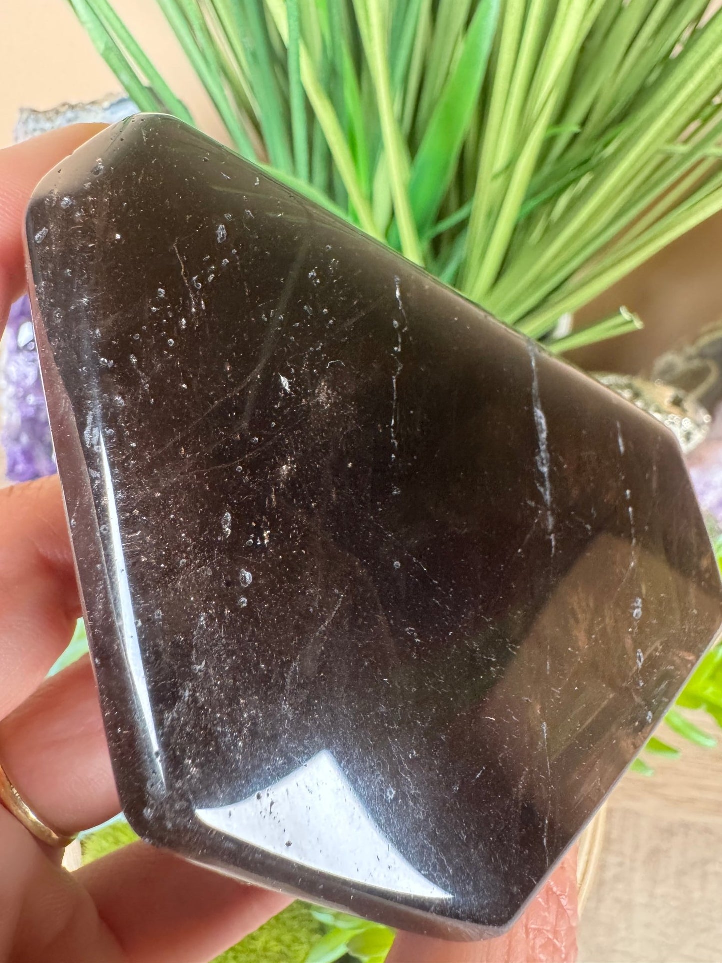 Smoky Quartz Freeform 81mm, 3.2in - Purple Door Alchemy