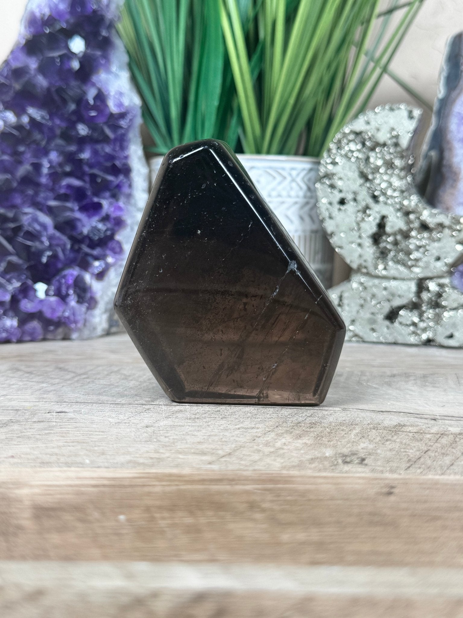 Smoky Quartz Freeform 81mm, 3.2in - Purple Door Alchemy