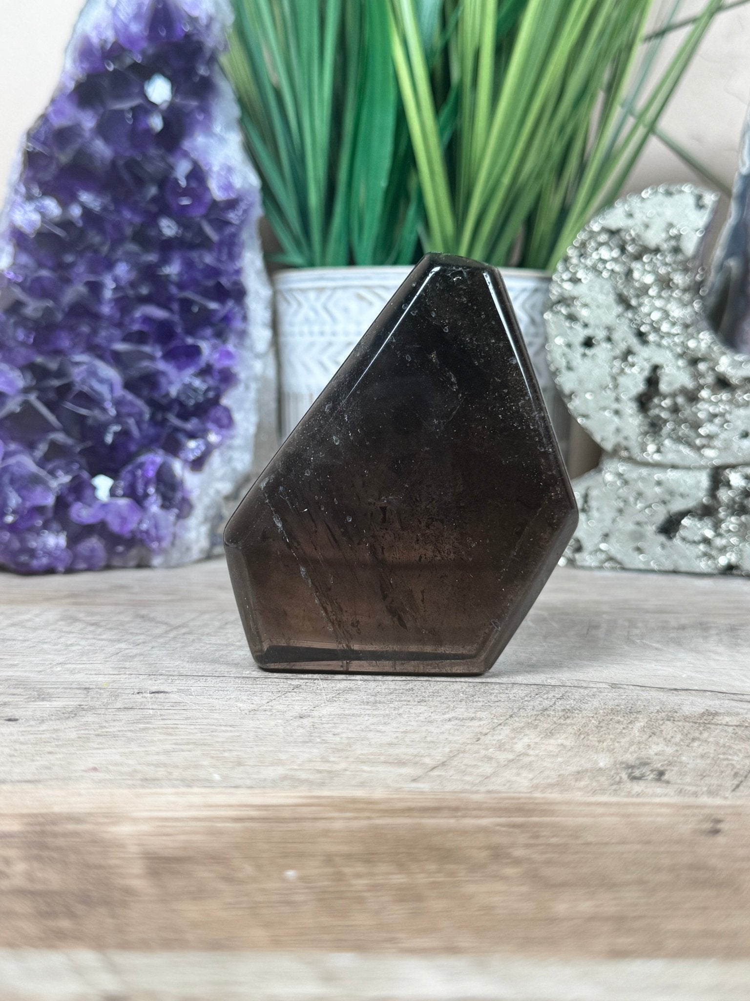 Smoky Quartz Freeform 81mm, 3.2in - Purple Door Alchemy