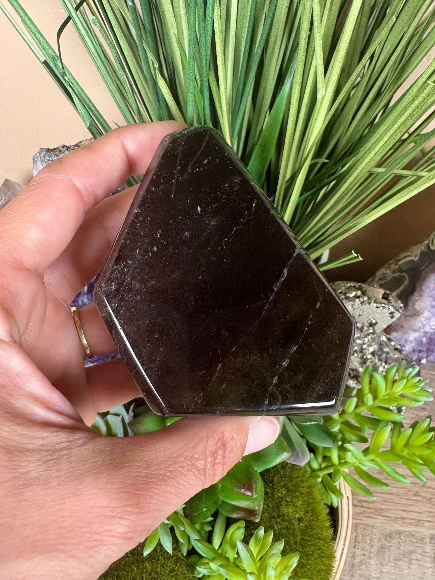 Smoky Quartz Freeform 81mm, 3.2in - Purple Door Alchemy