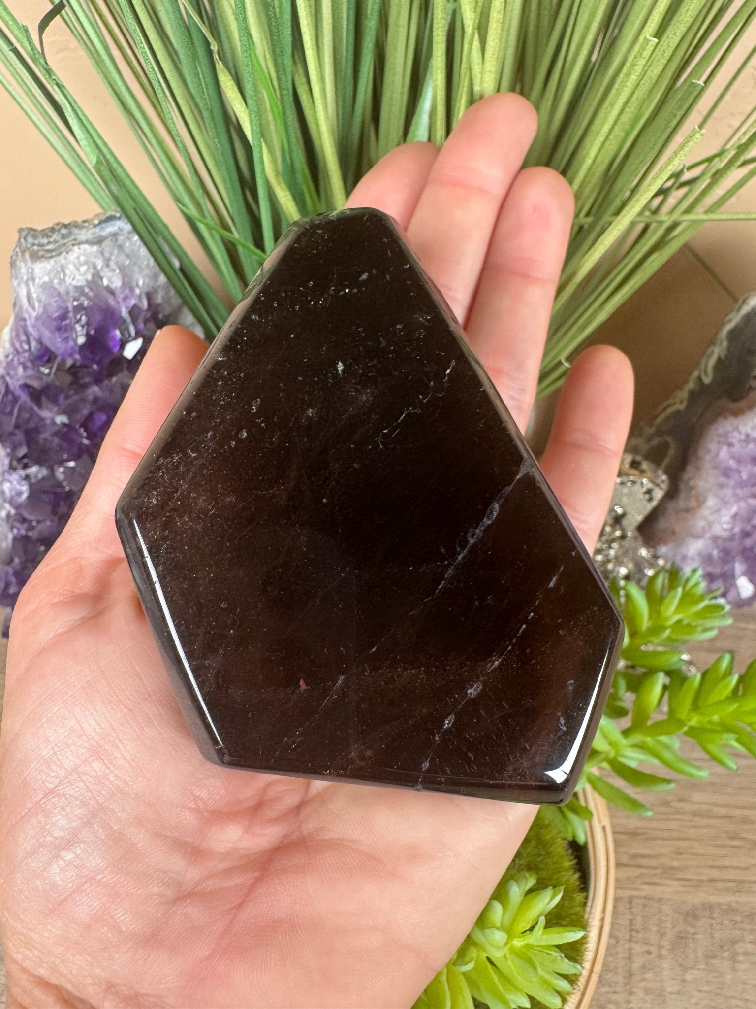 Smoky Quartz Freeform 81mm, 3.2in - Purple Door Alchemy