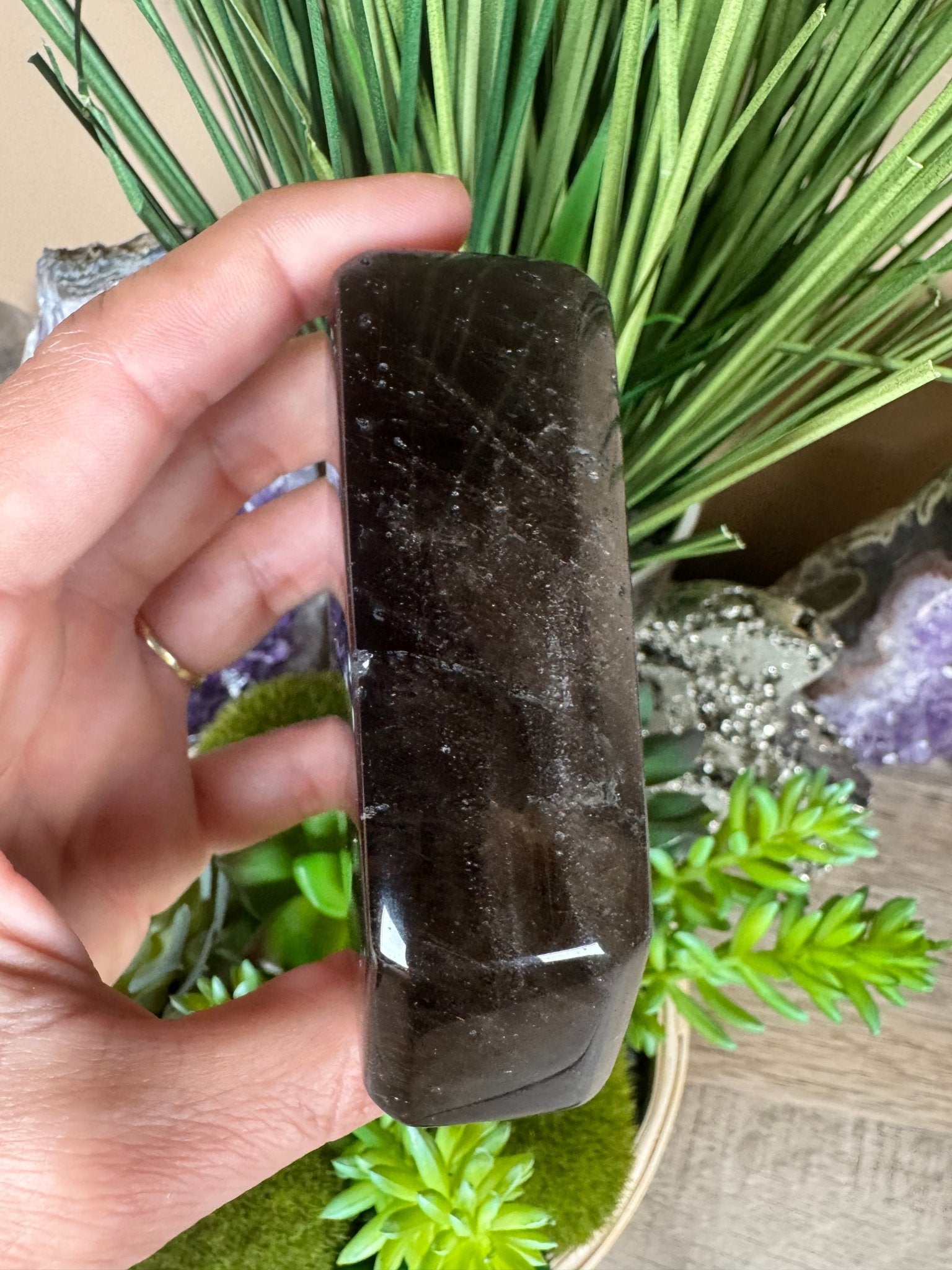 Smoky Quartz Freeform 81mm, 3.2in - Purple Door Alchemy