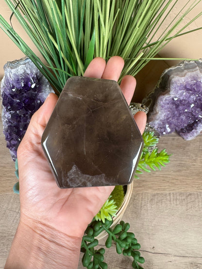 Smoky Quartz Freeform 83mm, 3.3in - Purple Door Alchemy